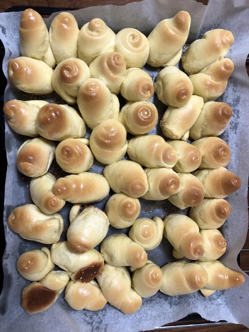 蜂蜜脆底小面包