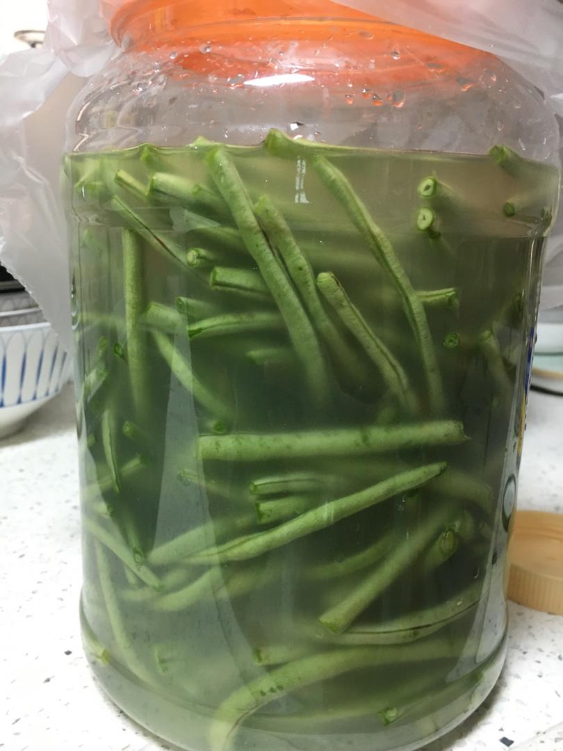 自制酸豆角（史上最简单三天完成）