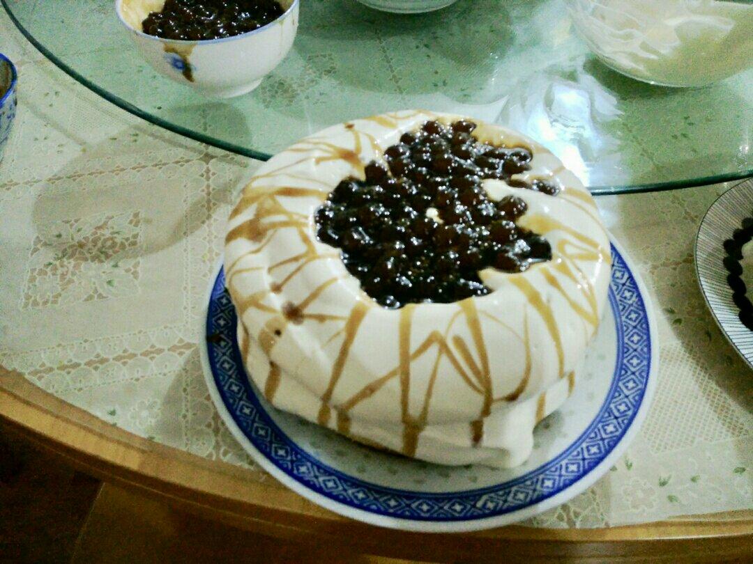 黑糖珍珠爆浆蛋糕