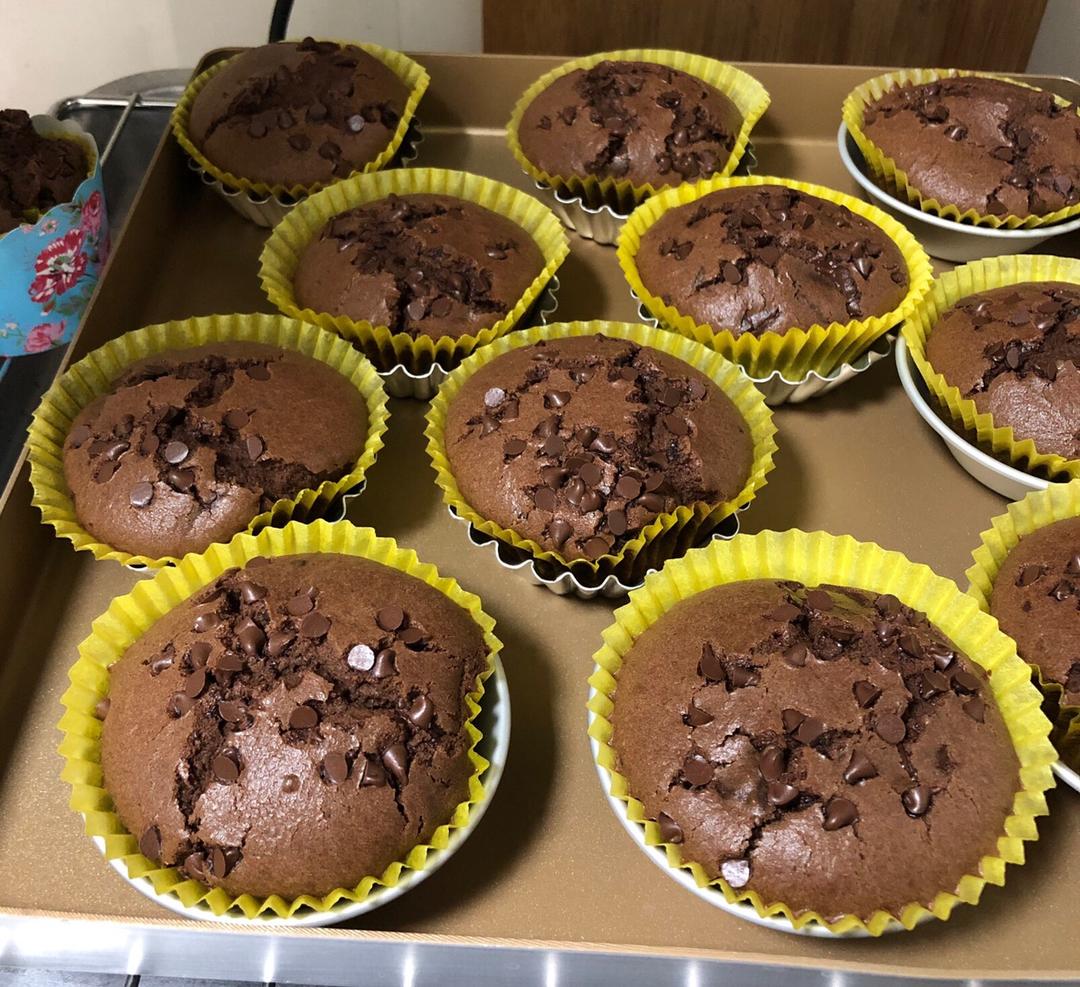 浓郁巧克力马芬