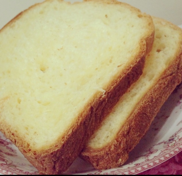 超级好吃的原味面包（面包机版）