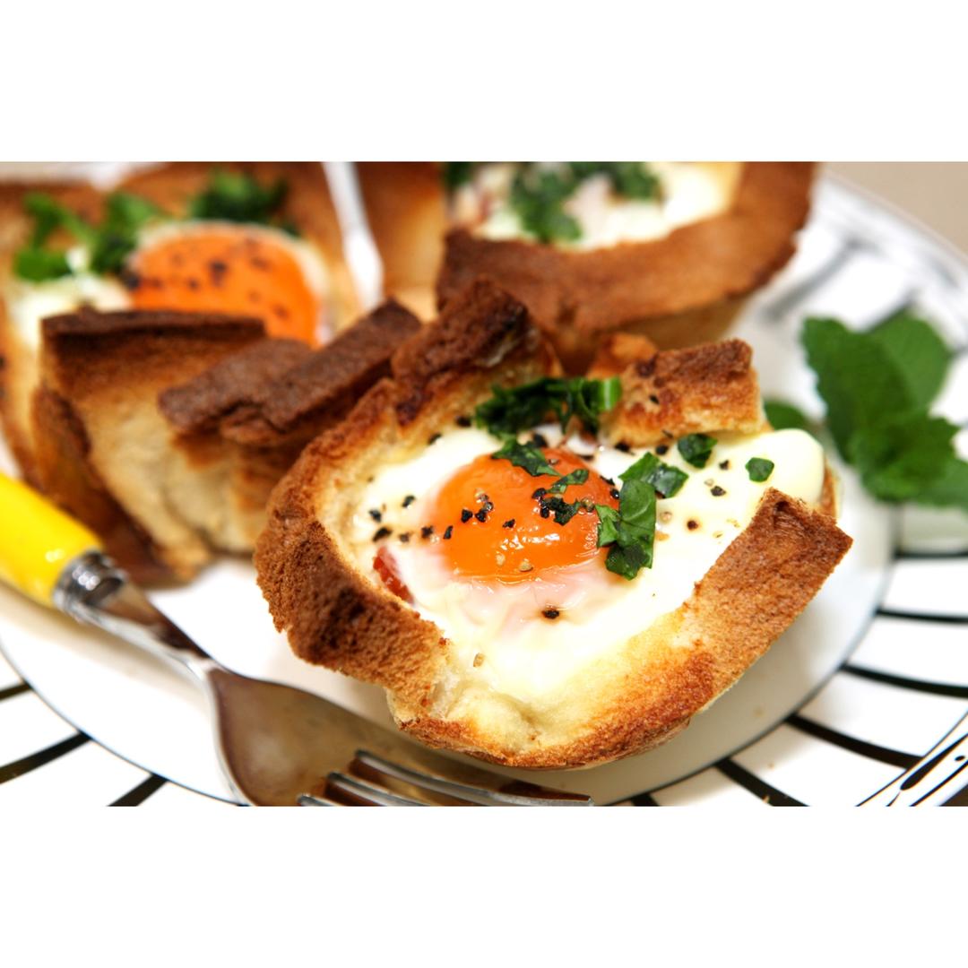 【吐司蛋挞】快手早餐