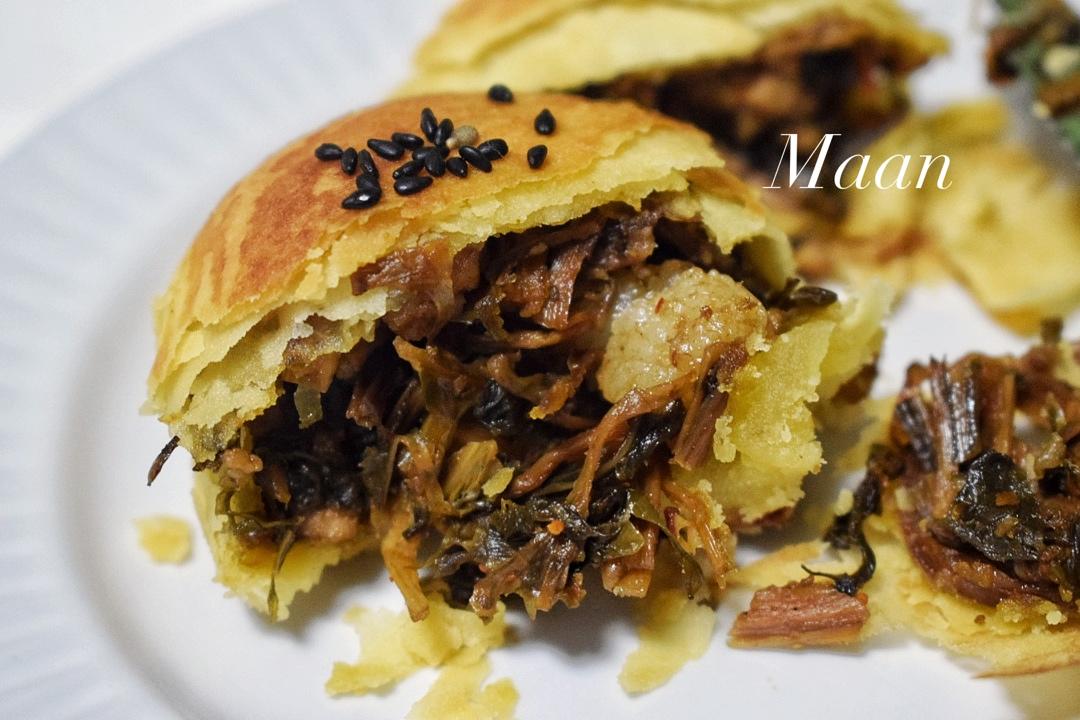 超酥脆 满满馅料【梅干菜酥饼🍪】黄山烧饼