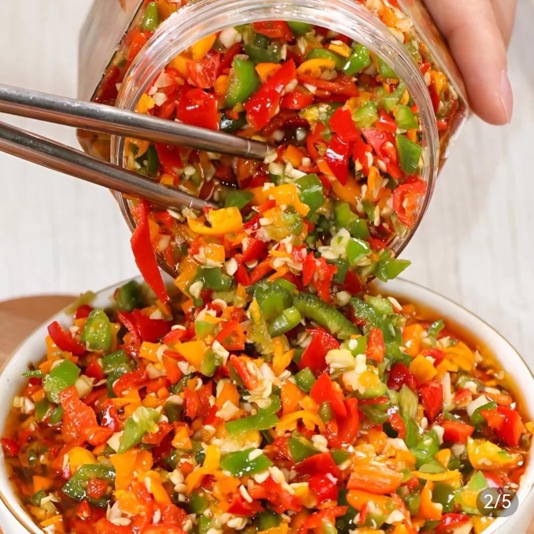 鲜甜辣椒酱（自用）