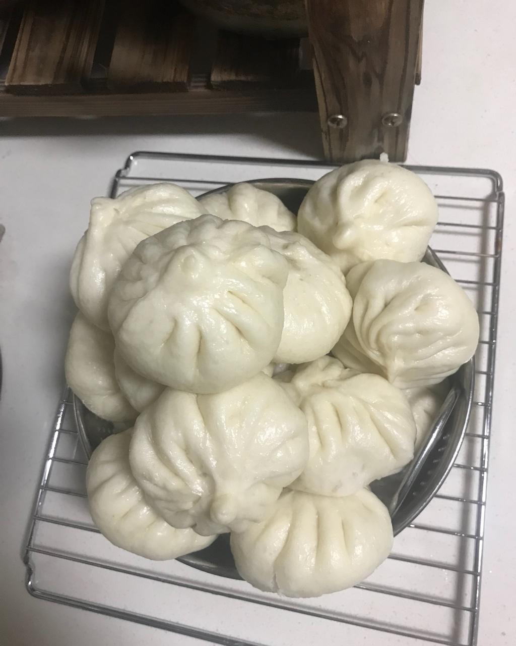 猪肉包子（附视频。一次性发酵。）