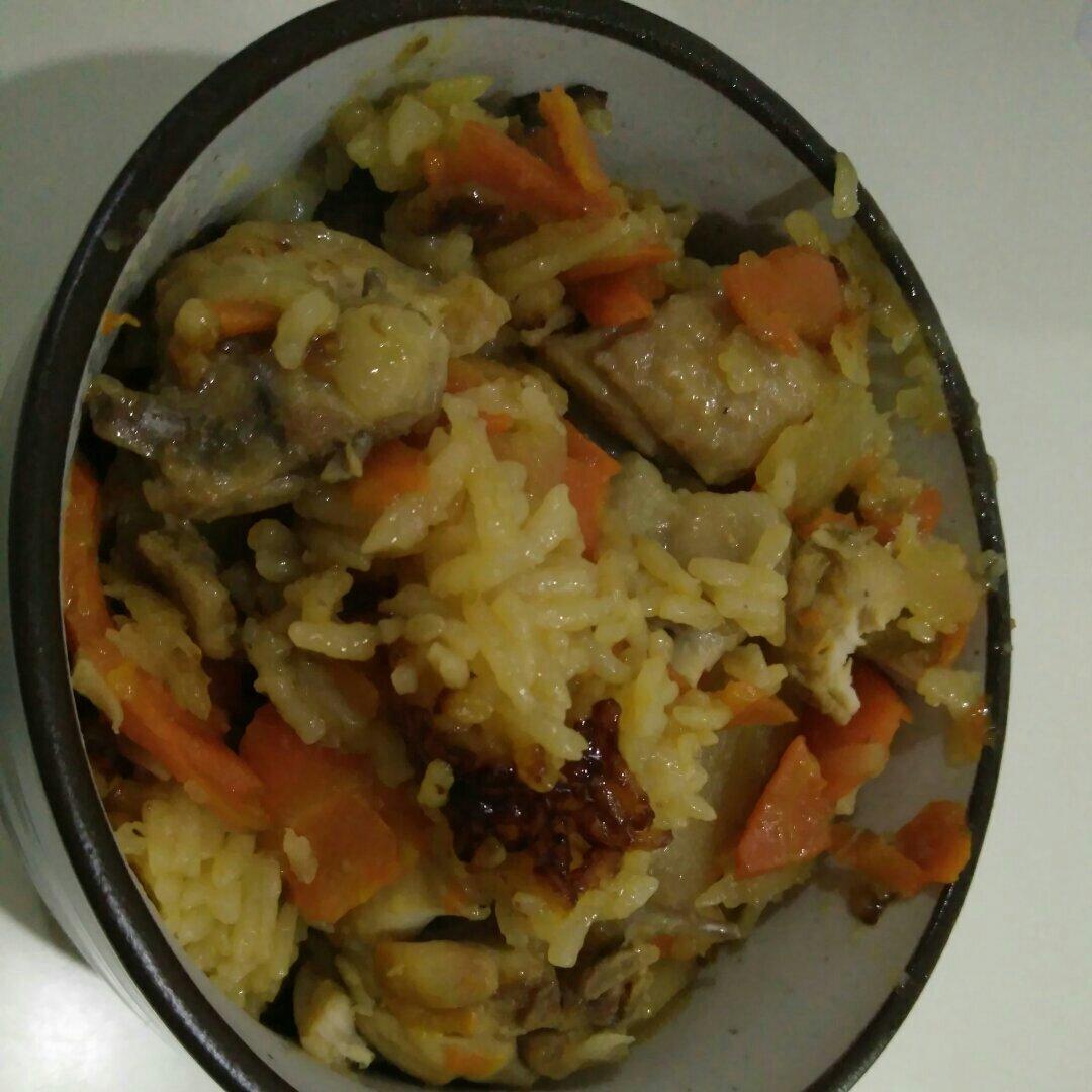 电饭锅排骨土豆焖饭