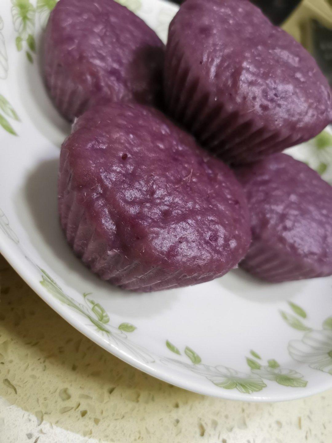 紫薯发糕 宝宝辅食食谱