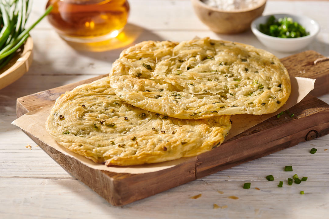 空气炸锅早餐葱油饼的做法