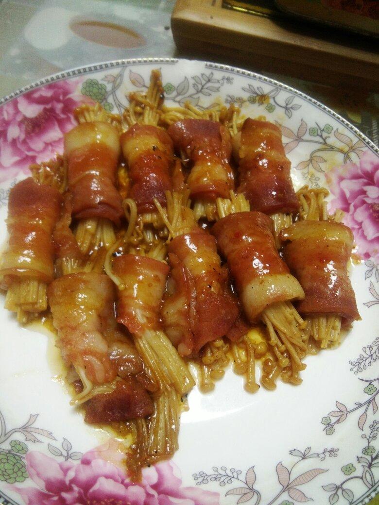 金针菇培根卷