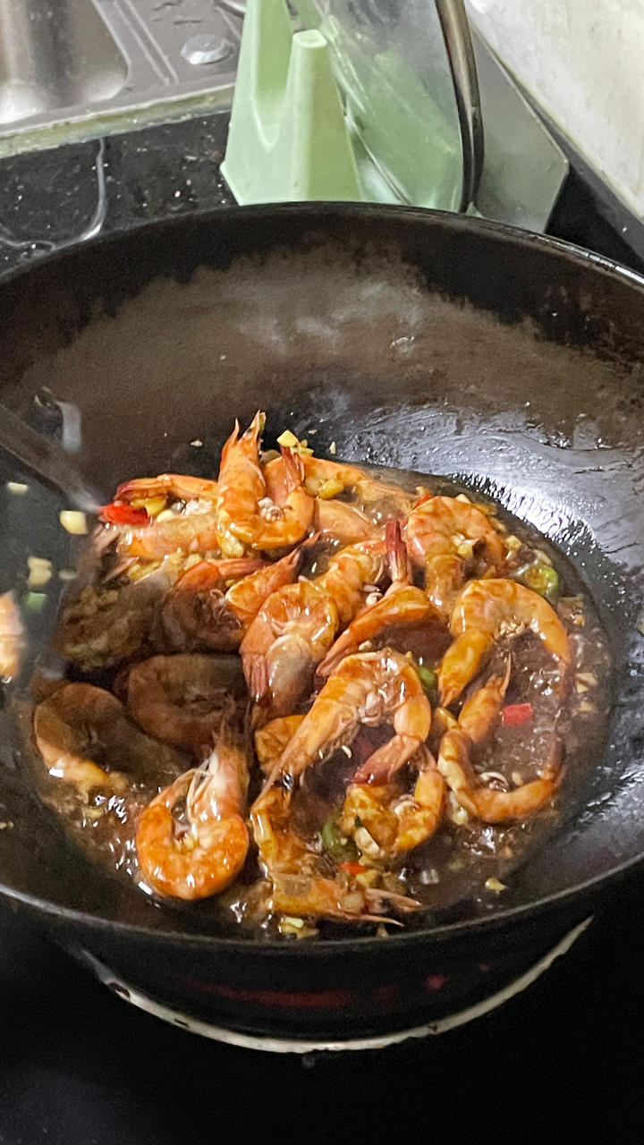 家庭版油焖大虾