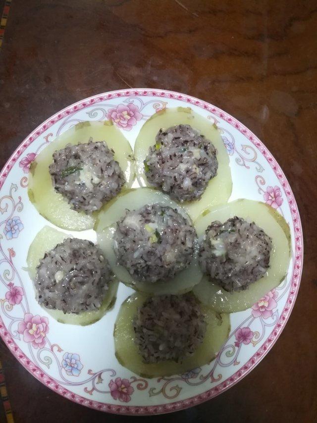 蒸糯米丸子