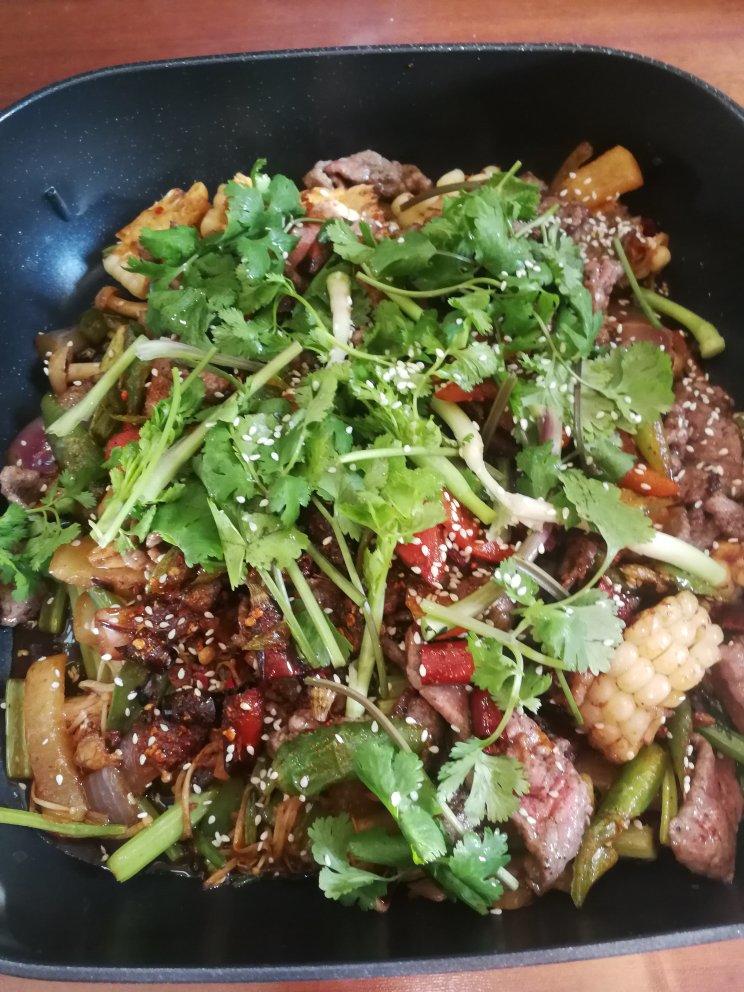 干锅牛肉