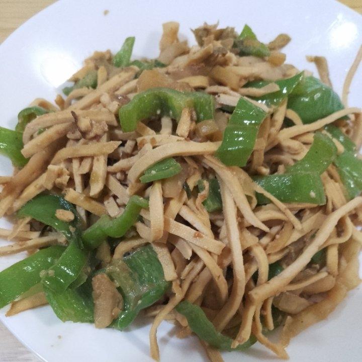 青椒干丝榨菜丝