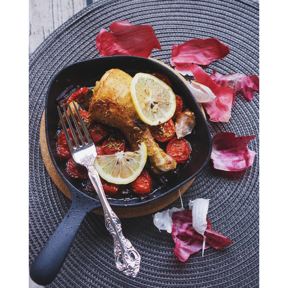 番茄大蒜香草烤鸡腿（庄祖宜）