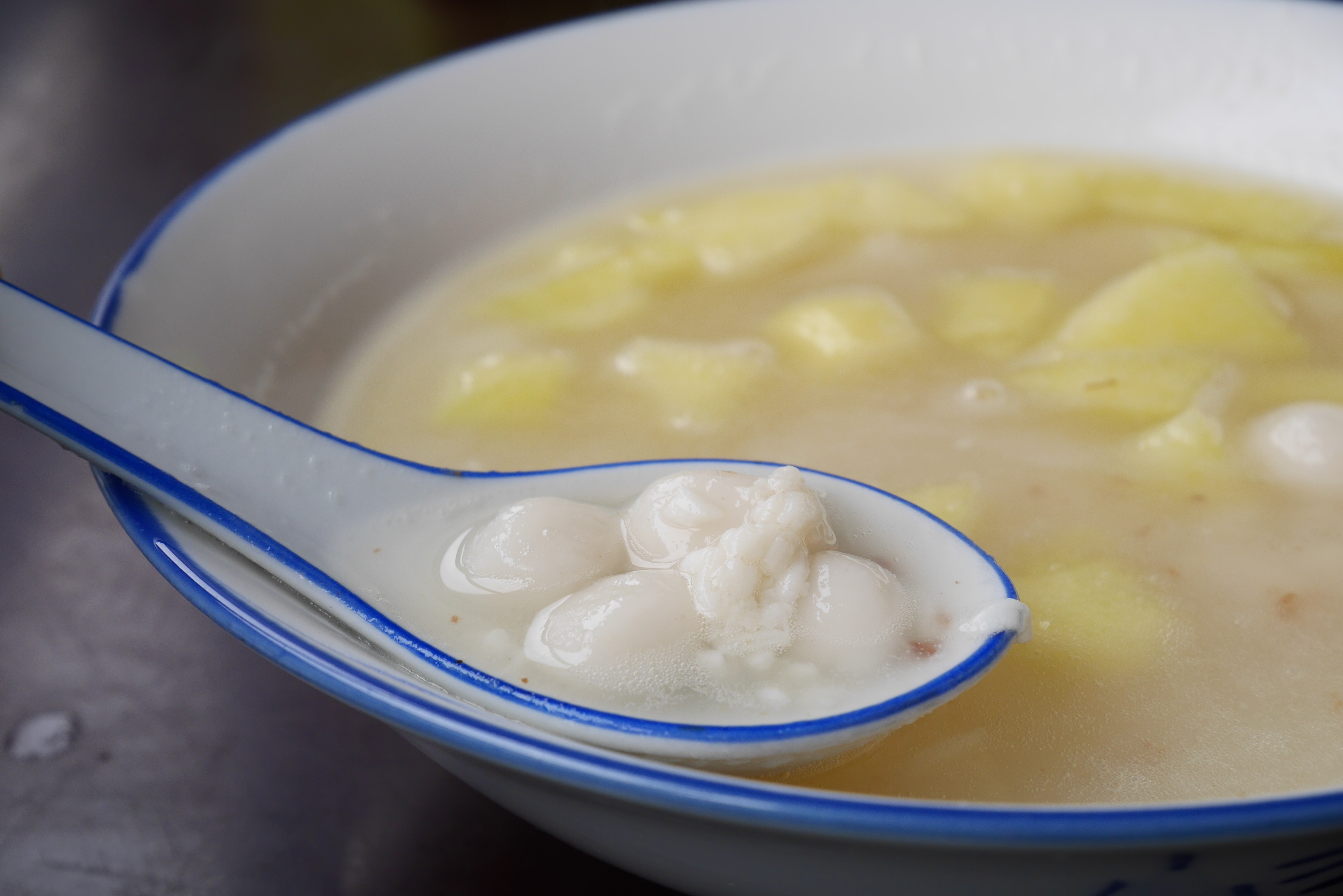 苹果酒酿小圆子甜汤