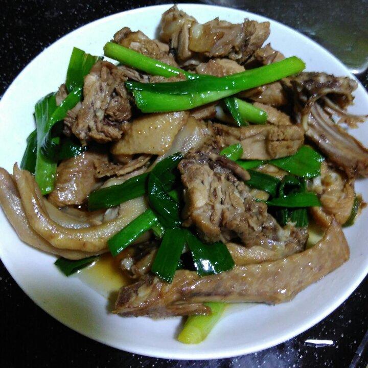 广东住家菜做的爆炒鸭