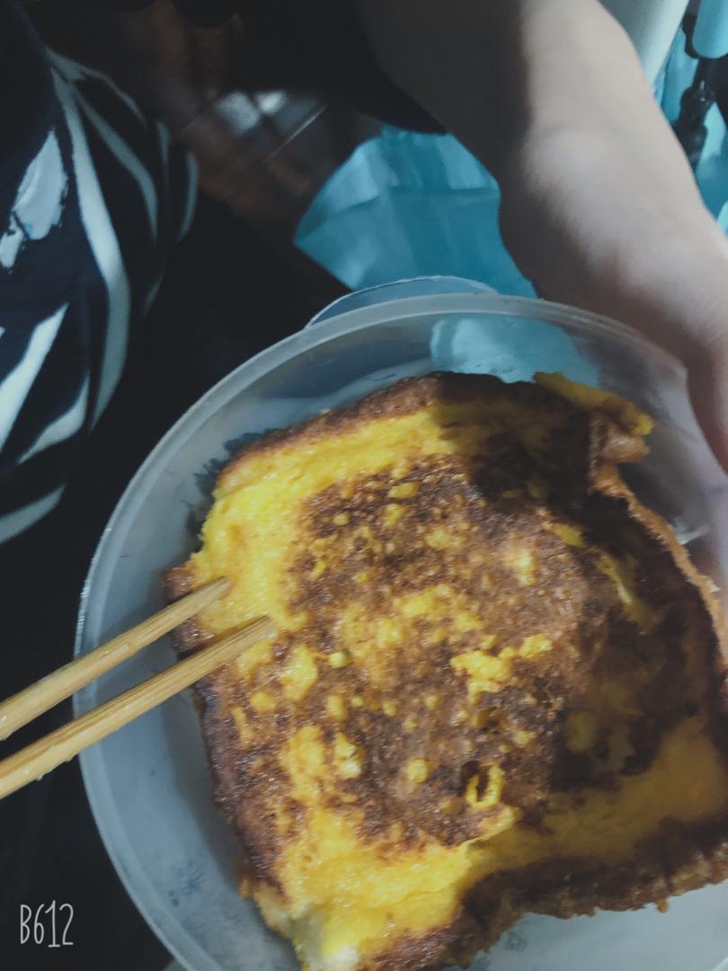 香蕉酸奶🍞爆浆西多士🍞