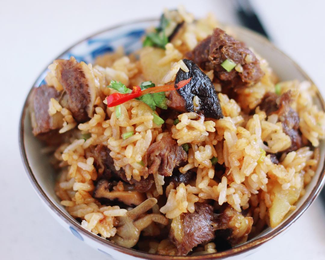 牛肉蛏干焖饭（肋条版）