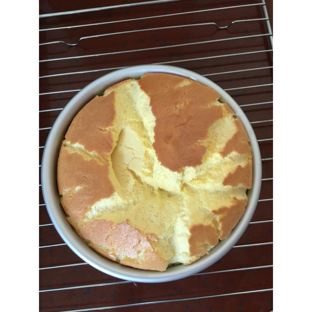 6寸原味戚风蛋糕
