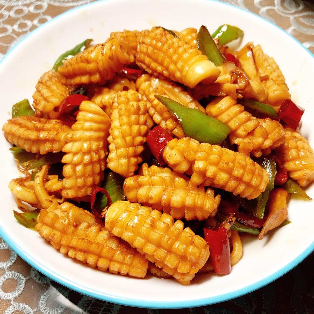 玲雪娜雅做的爆炒鱿鱼