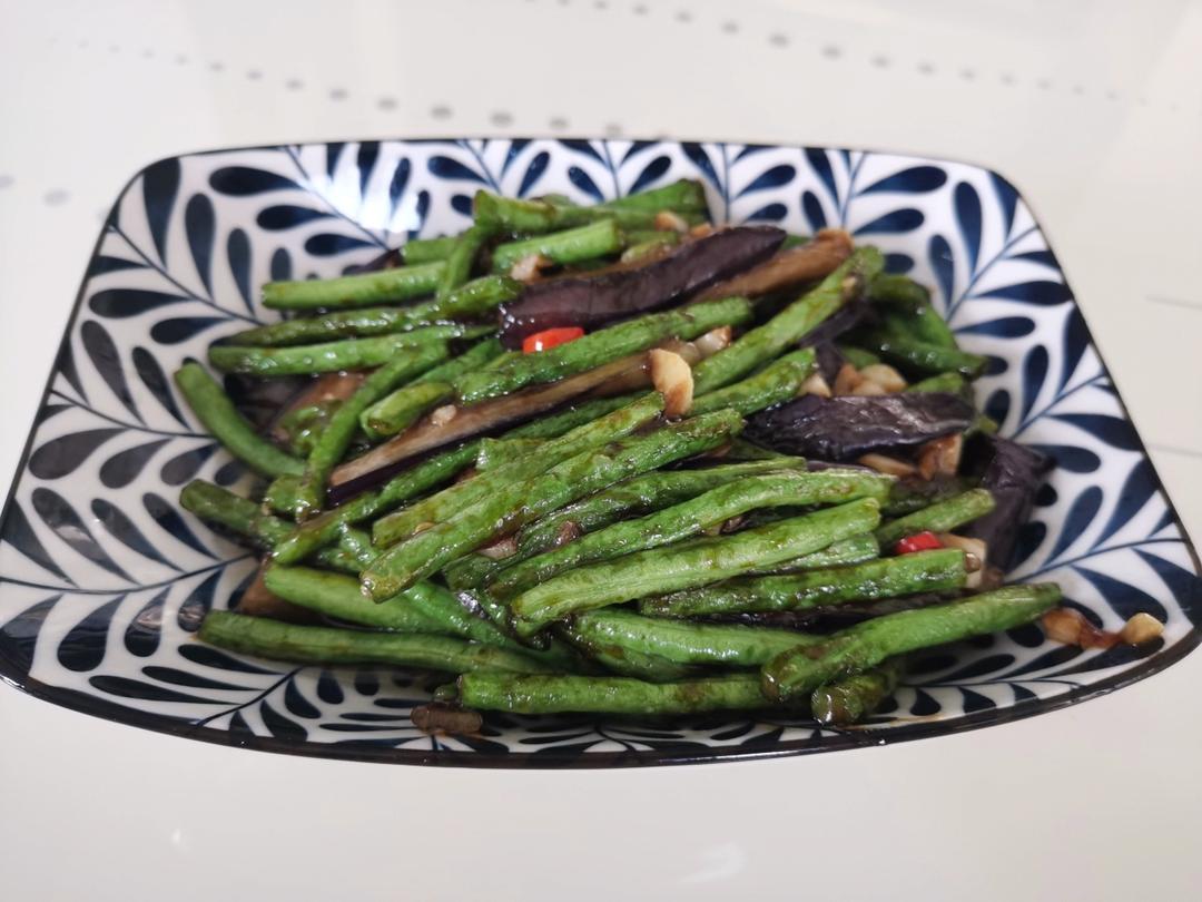 豆角烧茄子
