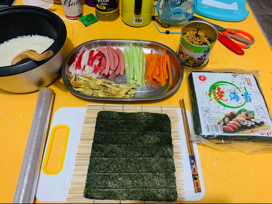 🍣家庭版寿司 | 无寿司醋、无寿司米版本👩🏻‍🍳