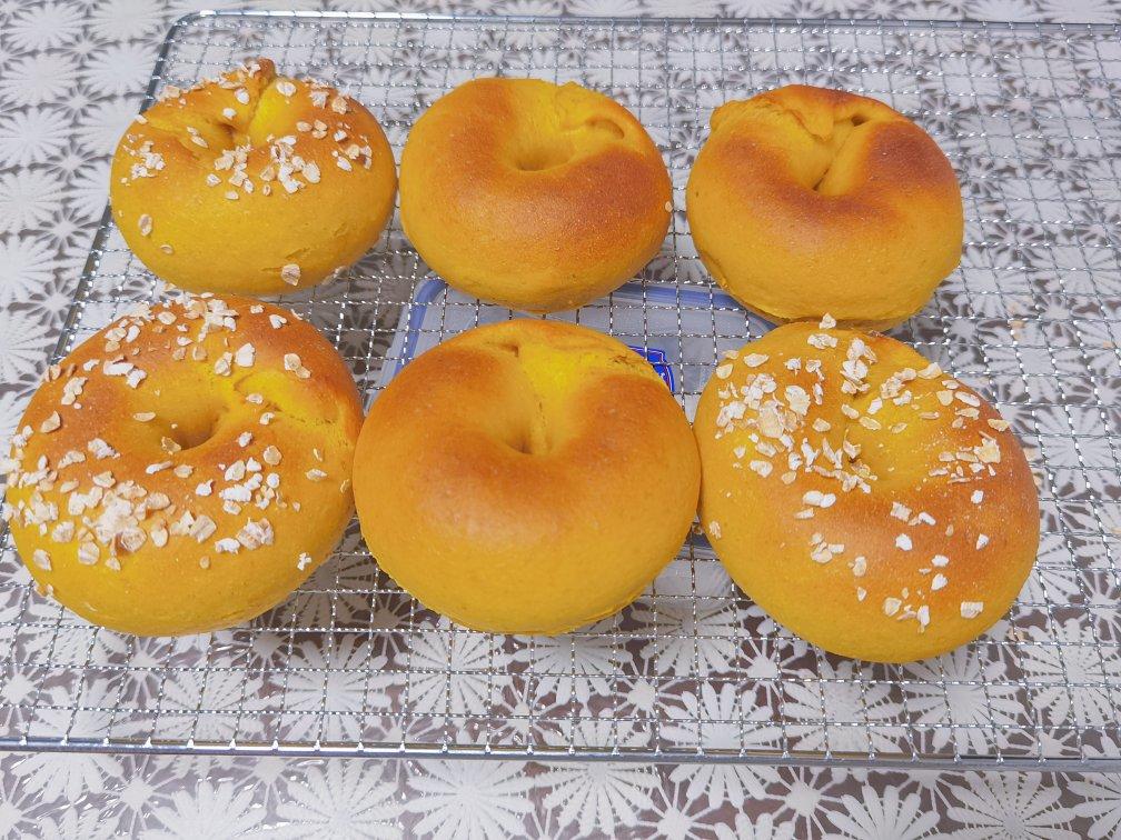 全麦南瓜贝果