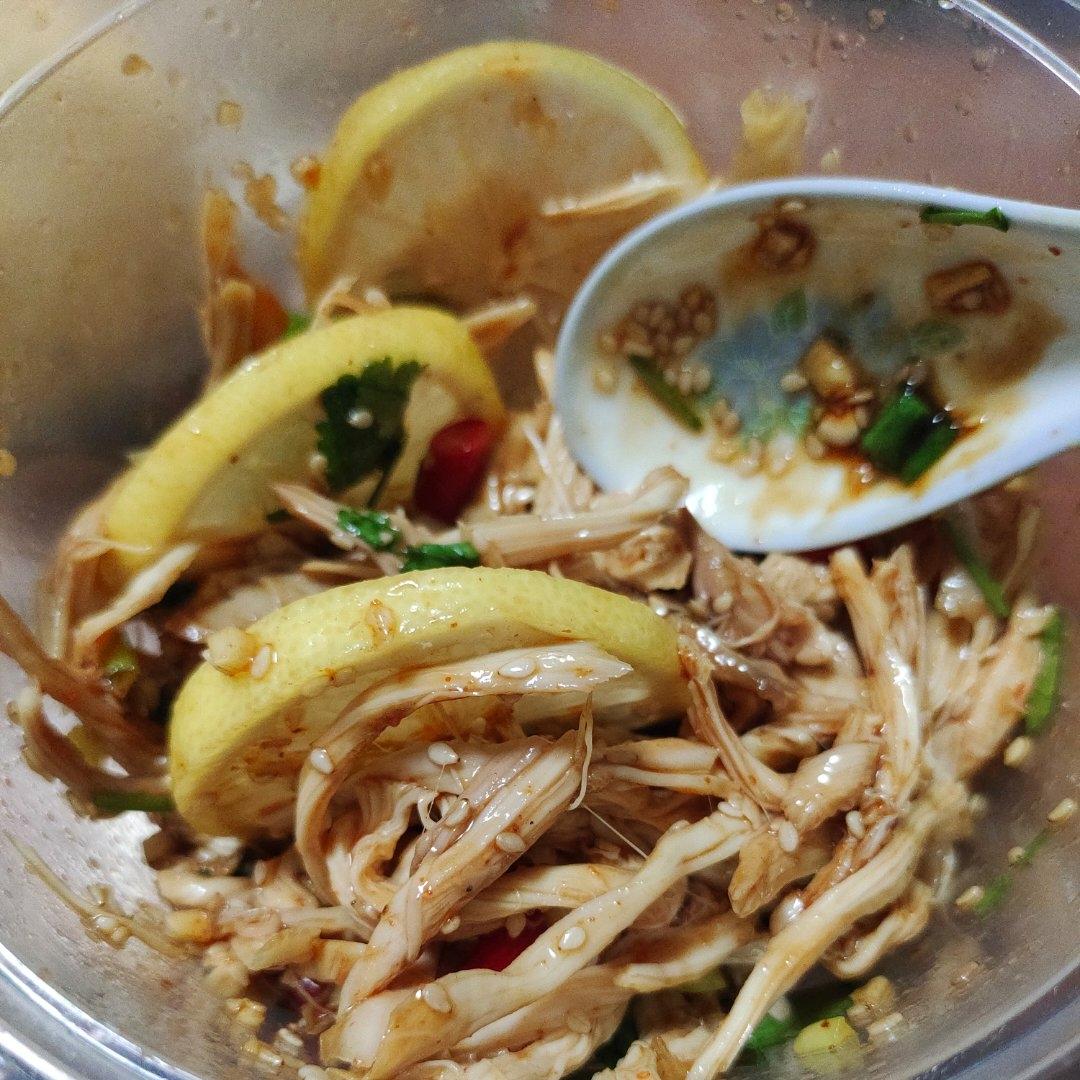 ✅ 第6道快手低脂菜✨清爽美味的柠檬鸡丝🍋鸡胸肉满分吃法💯