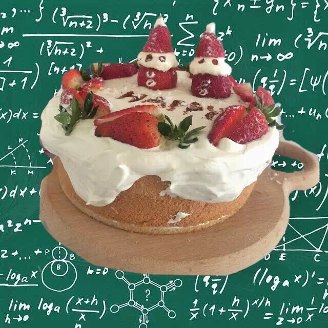 圣诞呆萌裸蛋糕