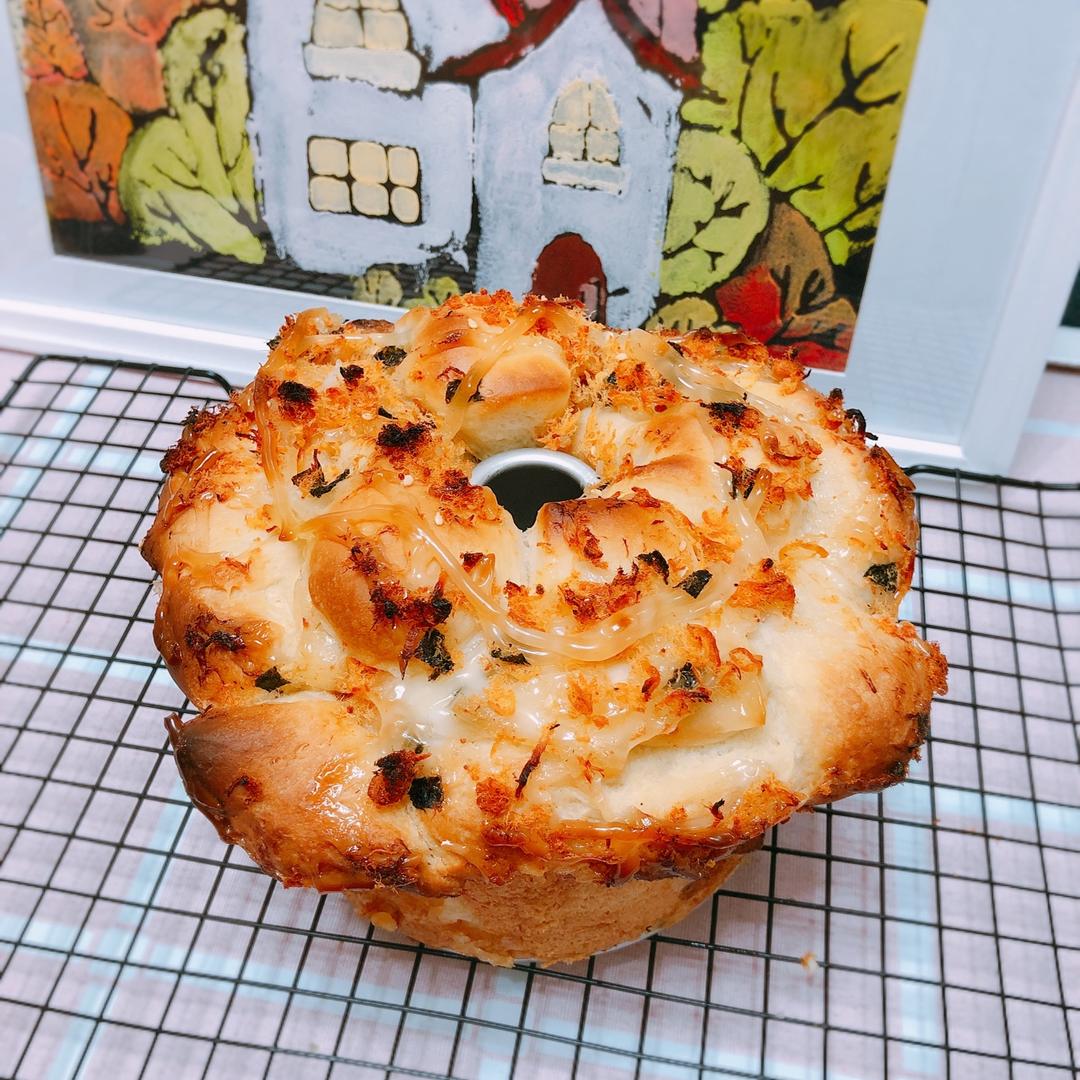 肉松手撕面包—超软会爆浆的面包哟