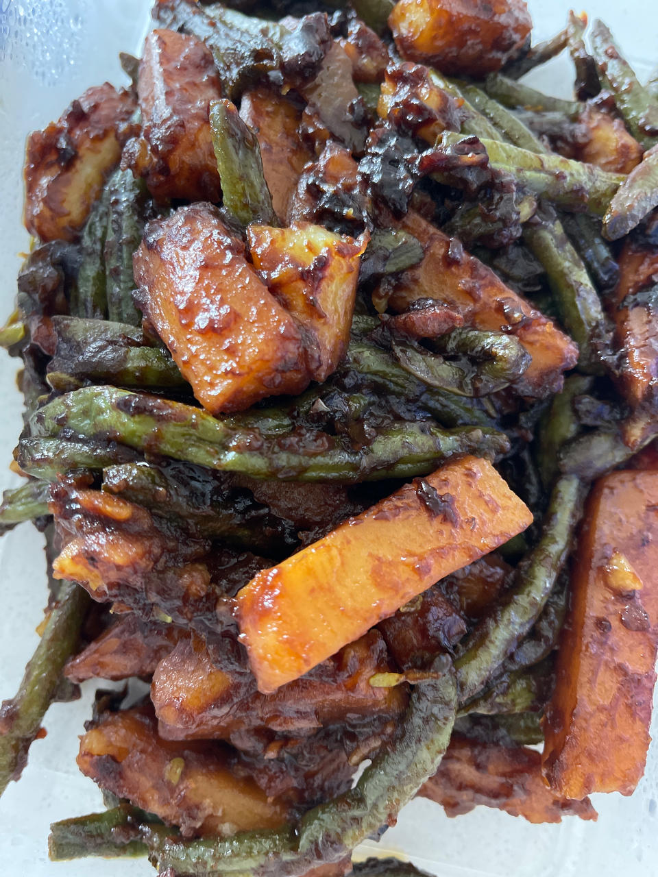土豆烧豆角