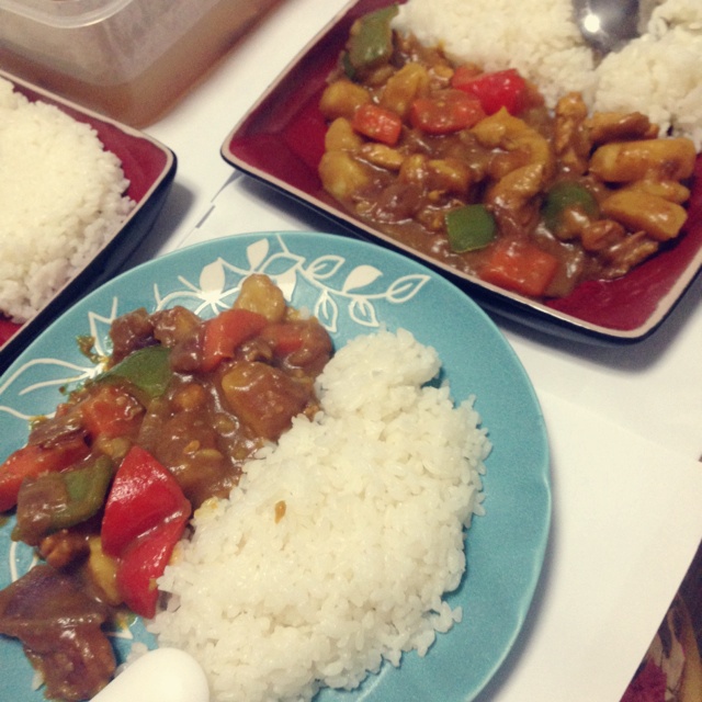 日式咖喱鸡肉饭