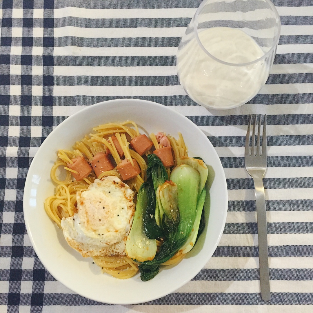 咖喱芝士穿肠意面