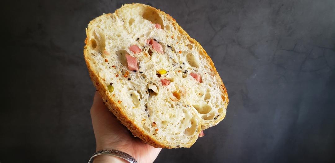 【ciabatta】家庭版恰巴塔，软乎乎的拖鞋面包