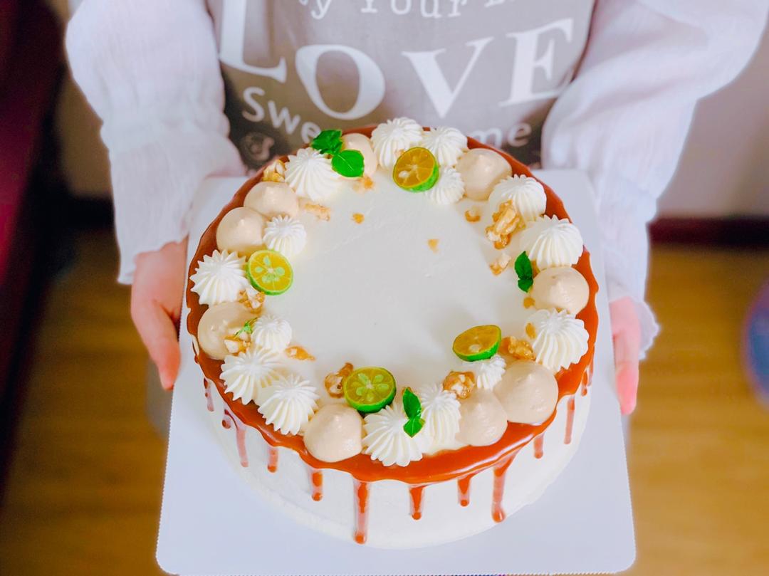 绝配焦糖咖啡奶油蛋糕（6寸）