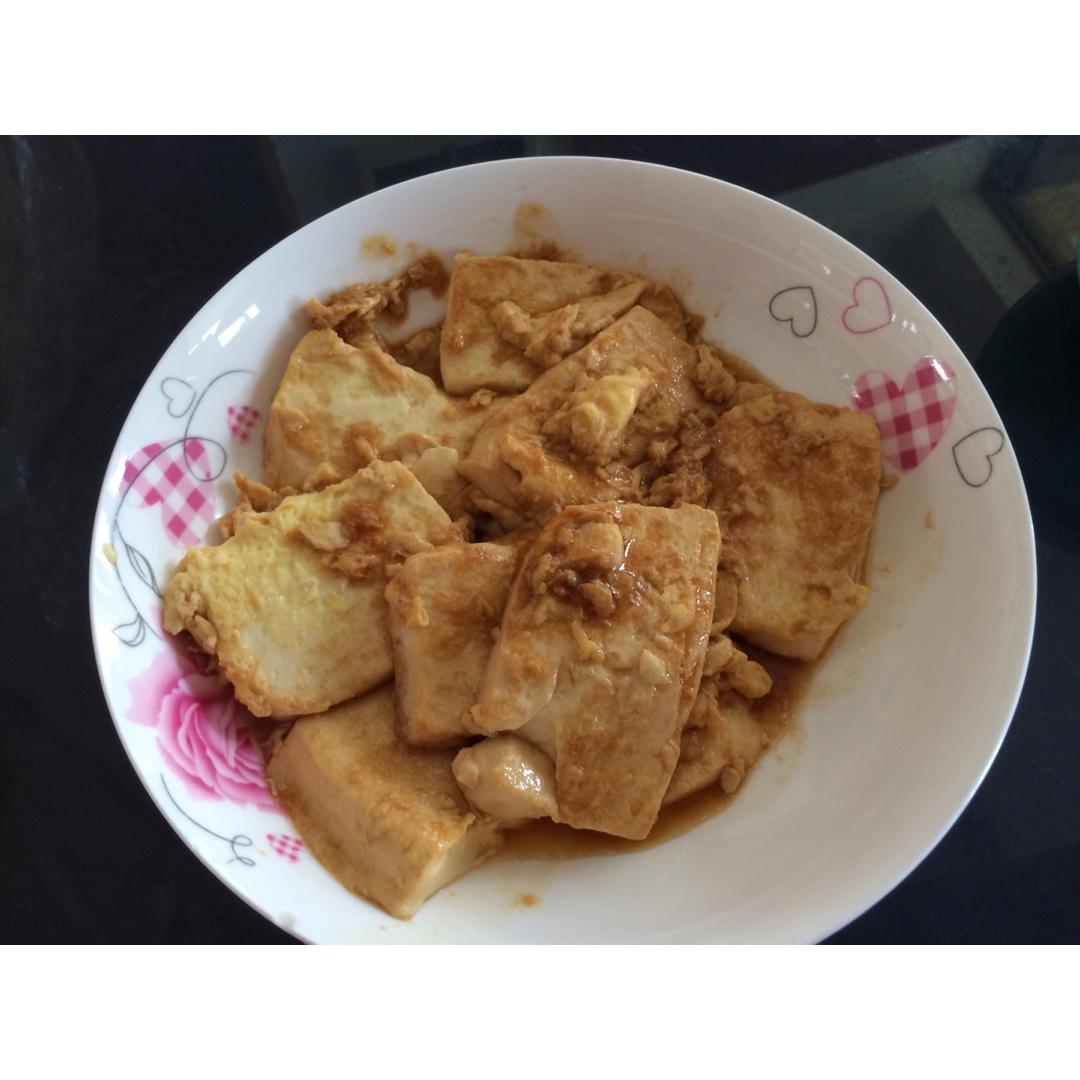 蚝油嫩豆腐
