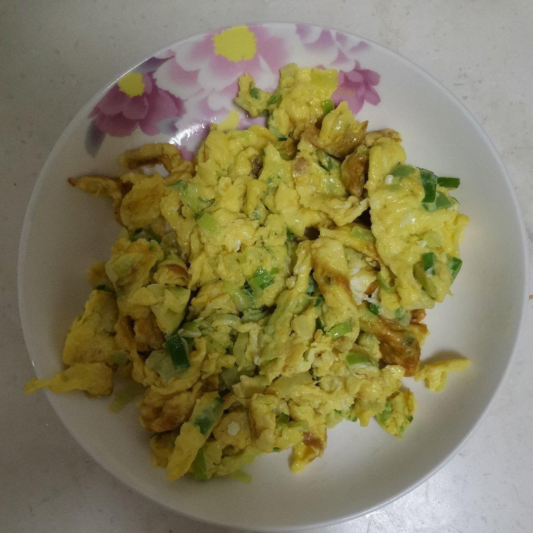 葱炒鸡蛋