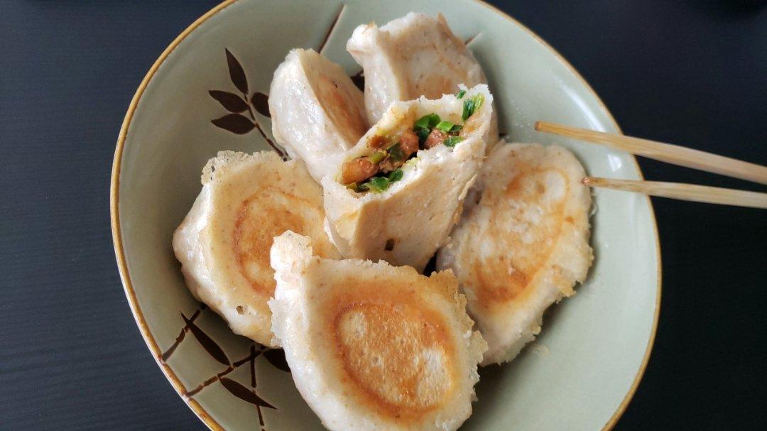 酱肉丁韭菜包