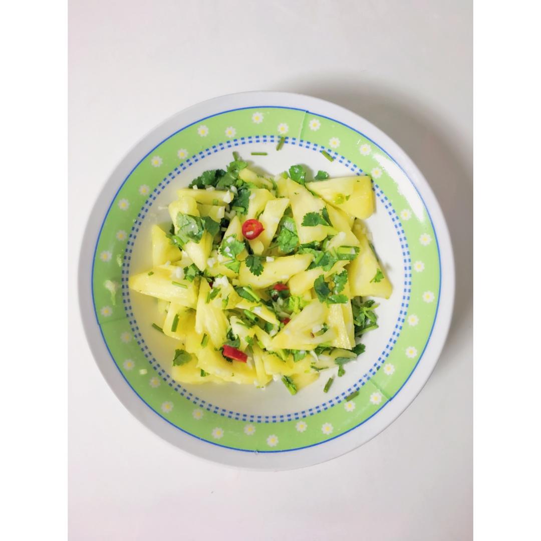 凉拌菠萝（米米姐教我的，超级爱）