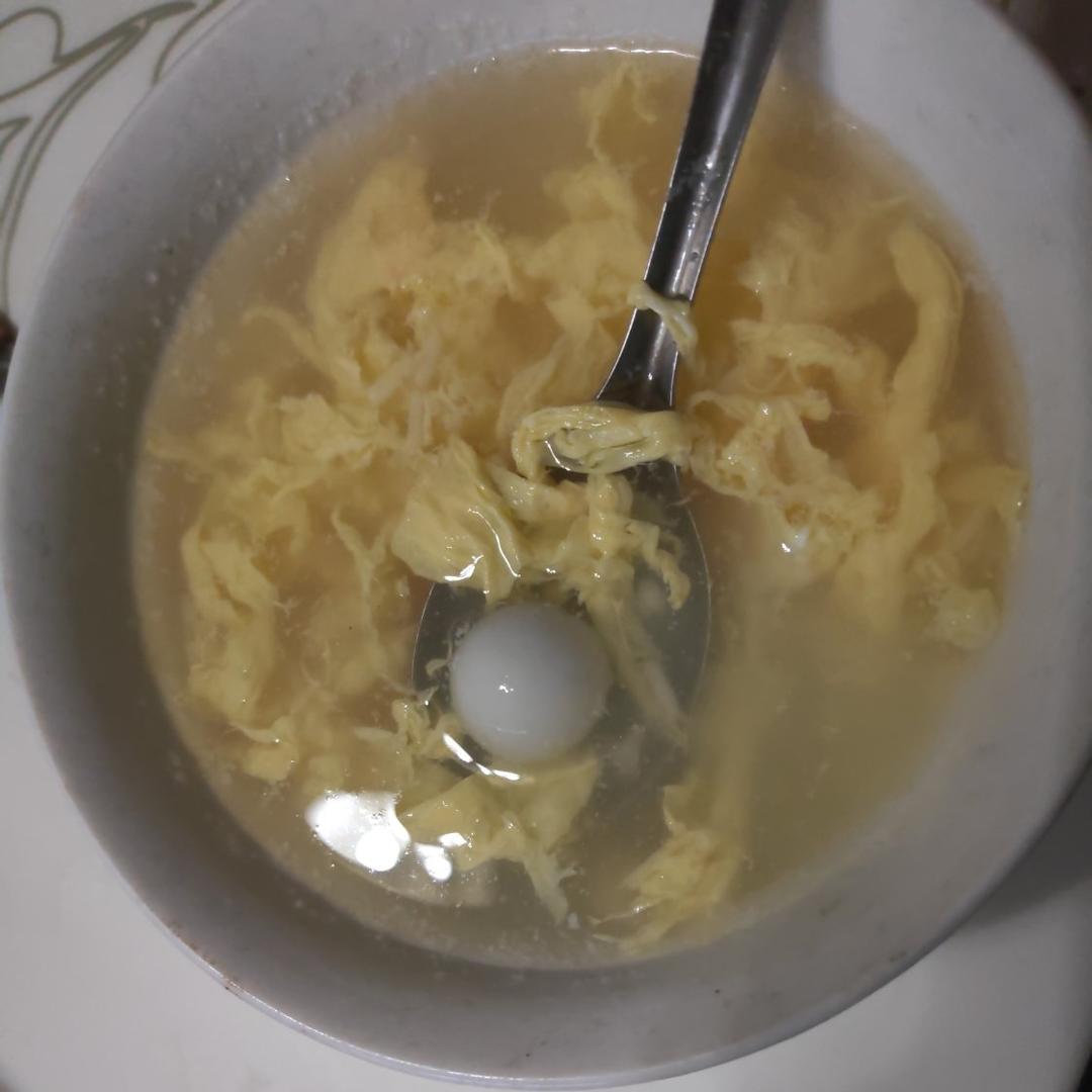 米酒汤圆蛋花汤