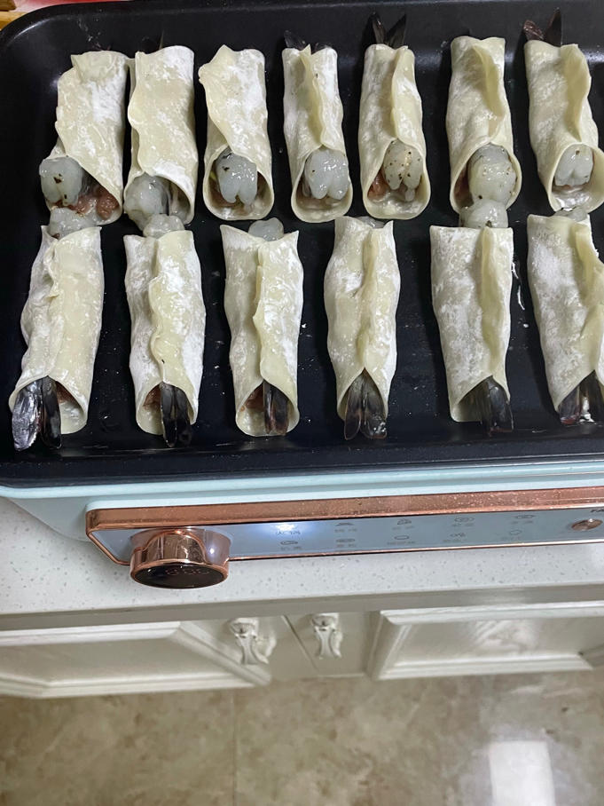 鲜虾锅贴【太太乐鲜鸡汁芝麻香油】