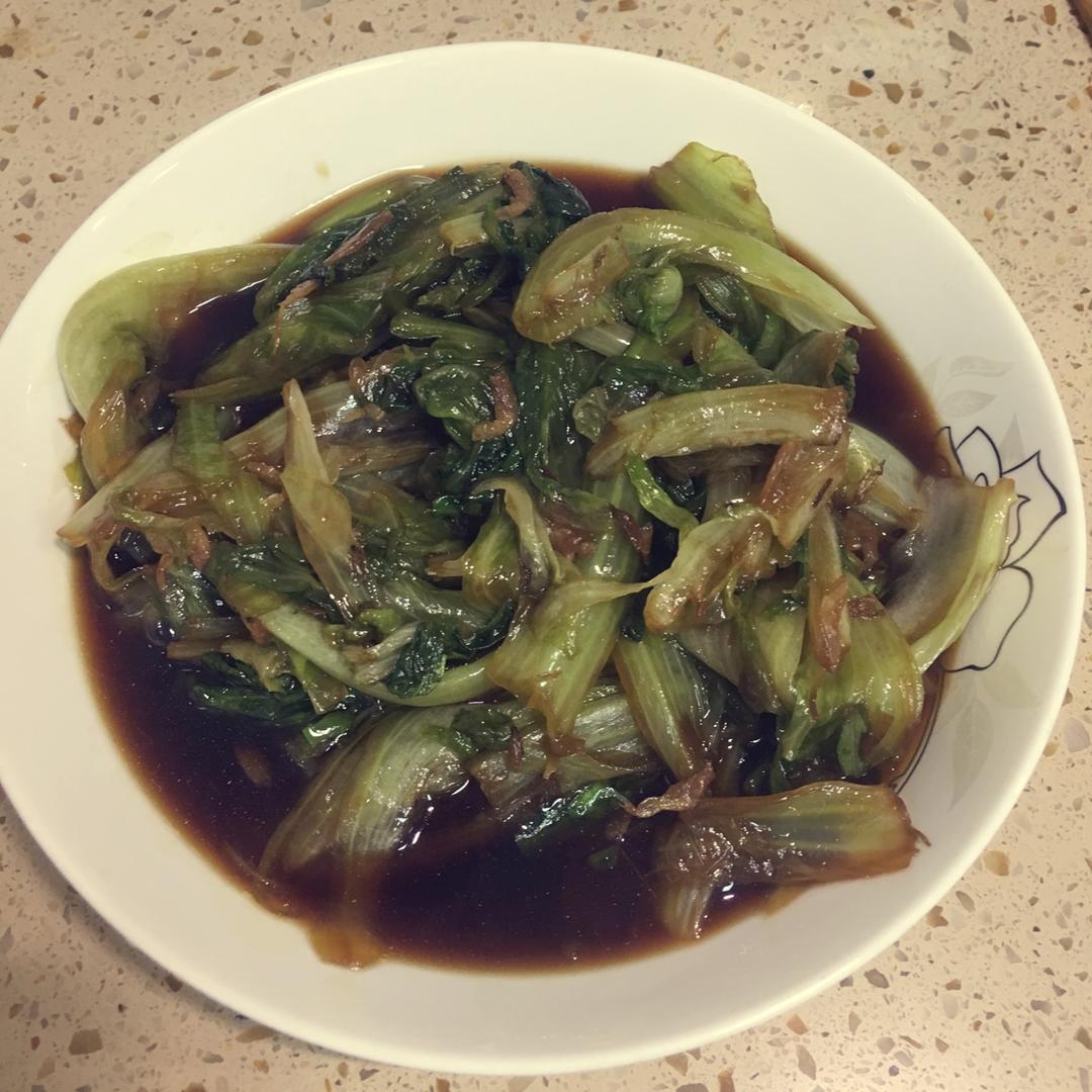大头哥的海米炒生菜