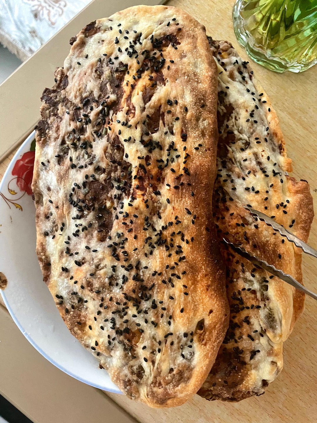 烤箱版鲜肉锅盔