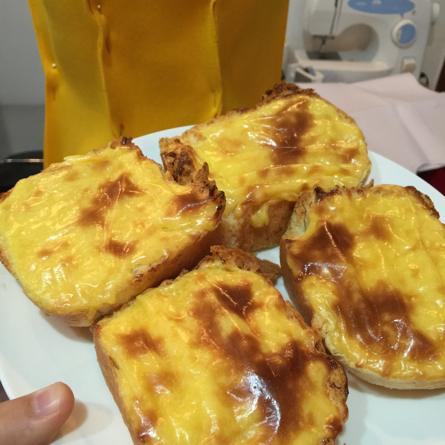 乳酪厚片（消耗吐司，奶油奶酪）