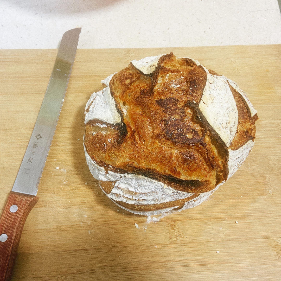 天然酵种欧包之练习