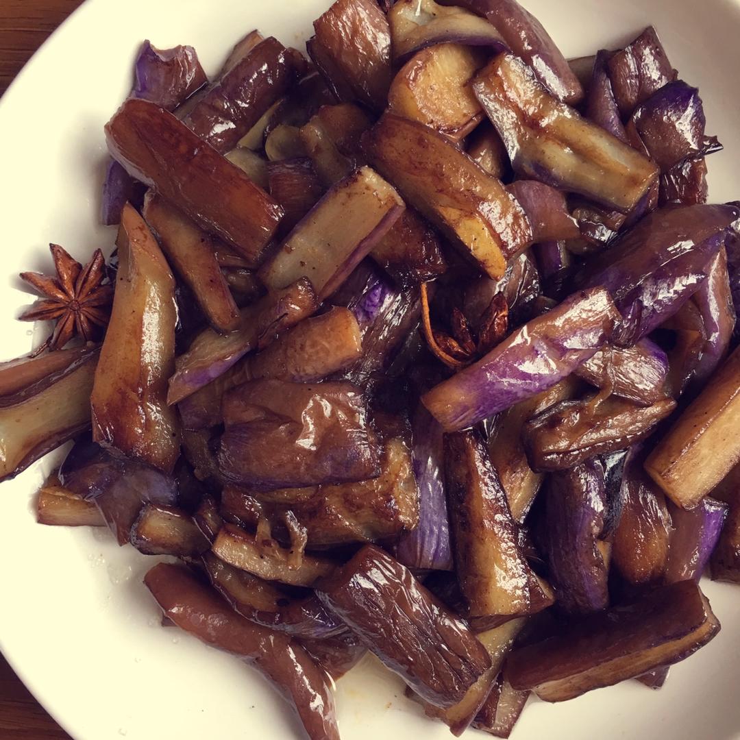 老丁的私房菜-油焖茄子
