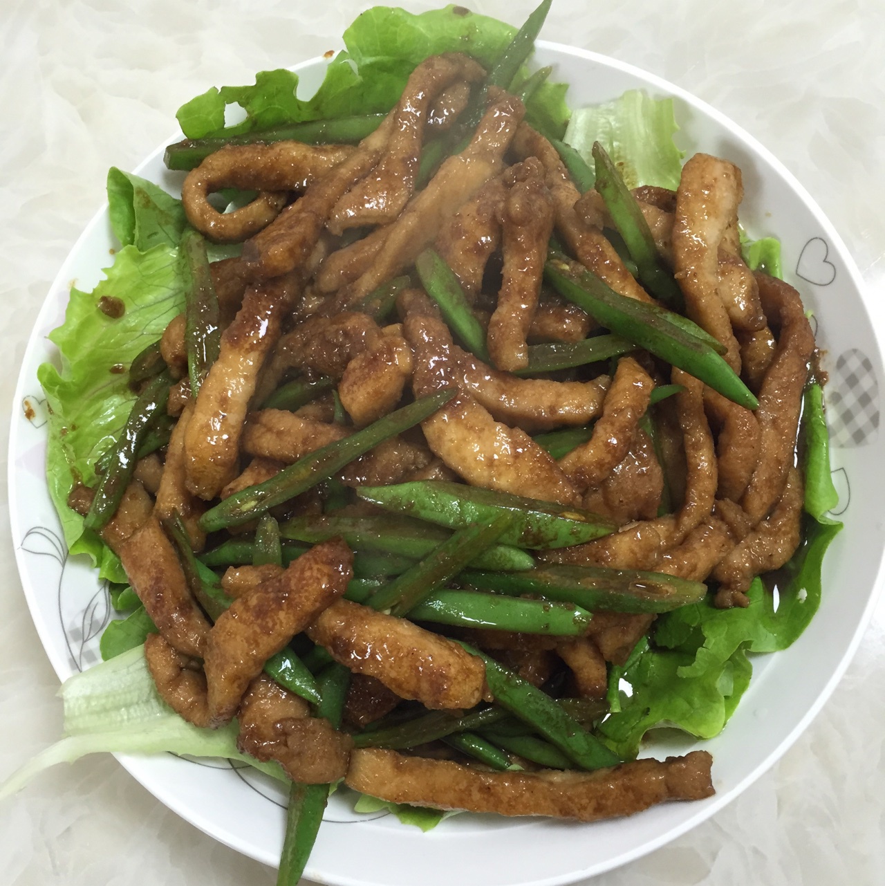 老丁的私房菜-京酱肉丝