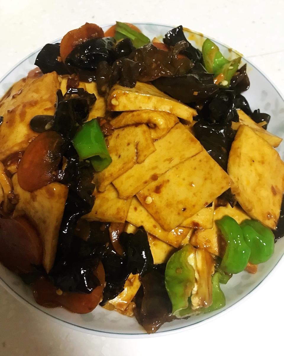 流浪的鱼666做的鱼香千页豆腐