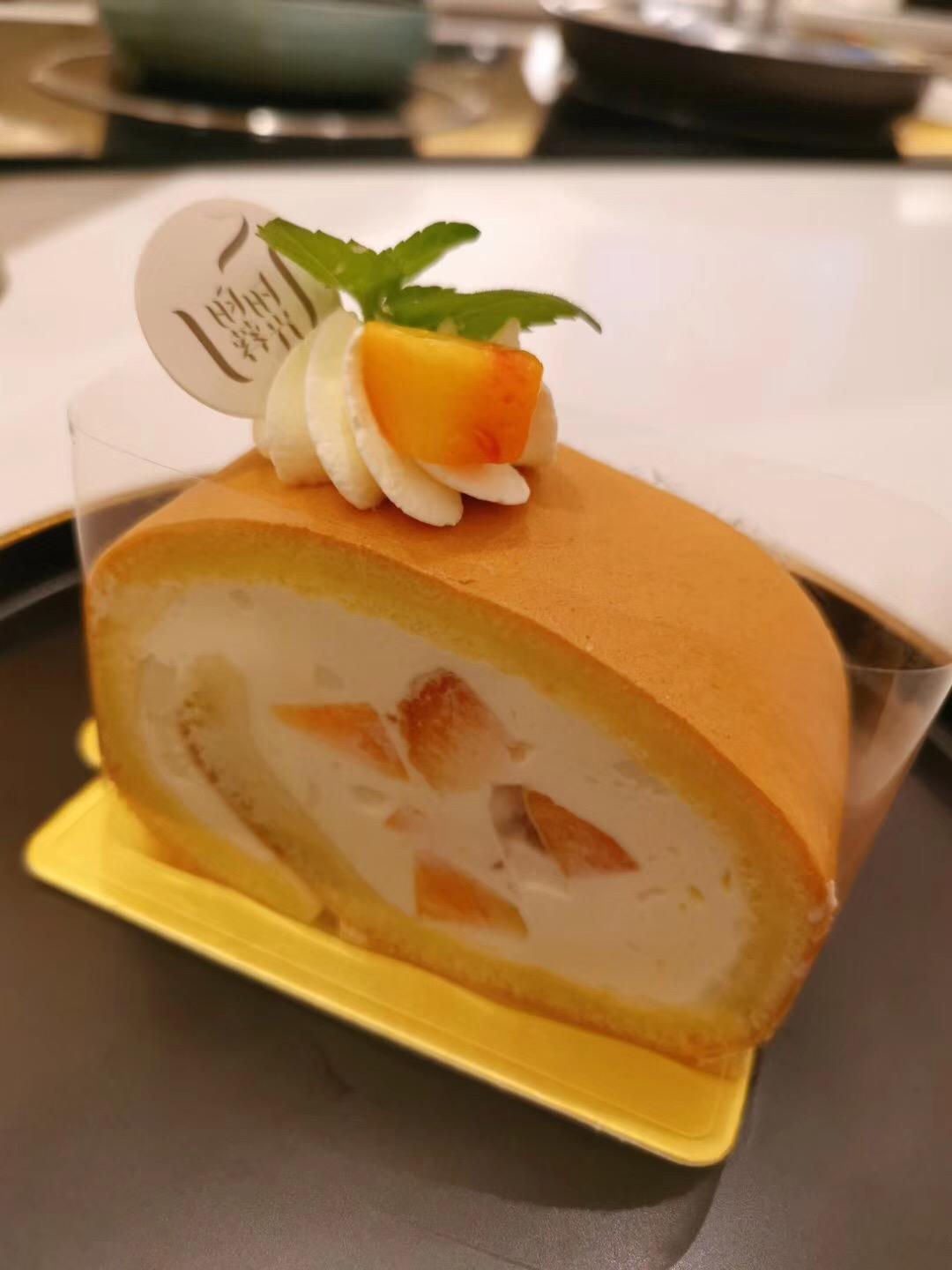 水蜜桃酸奶蛋糕卷