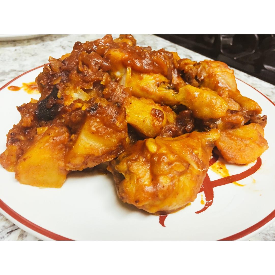 韩式辣炖鸡腿